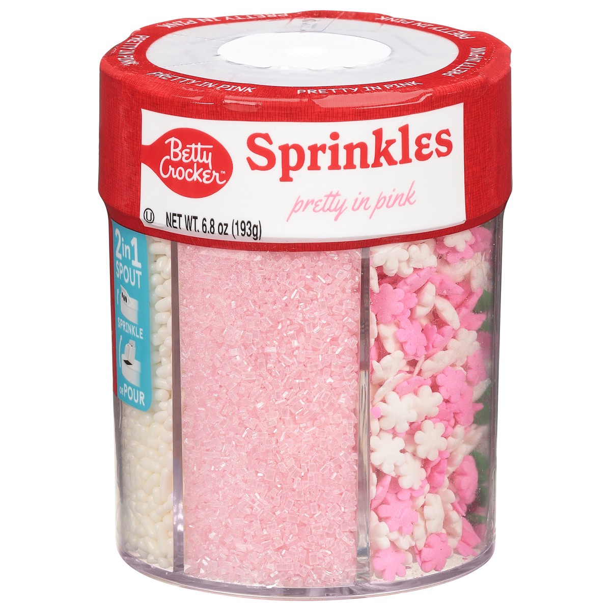 slide 1 of 12, Betty Crocker Pretty in Pink Sprinkles 1 6.8 oz, 6.8 oz