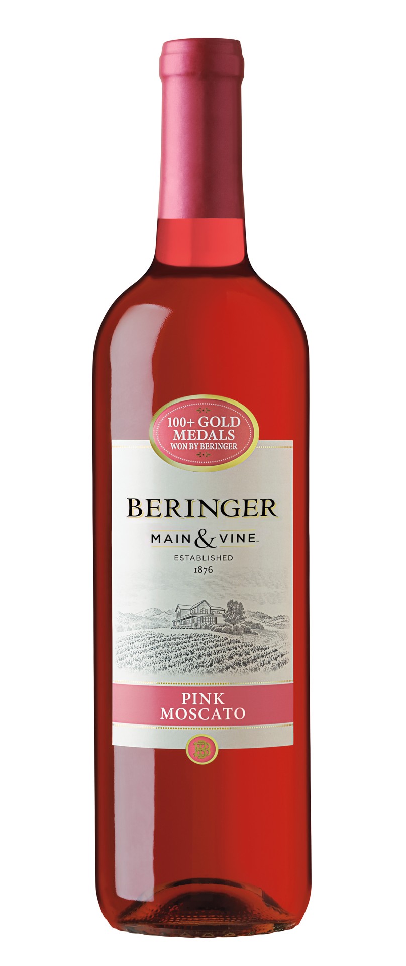 slide 2 of 2, Beringer Main & Vine™ Pink Moscato Pink Wine - 750ml, Chile, 750 ml