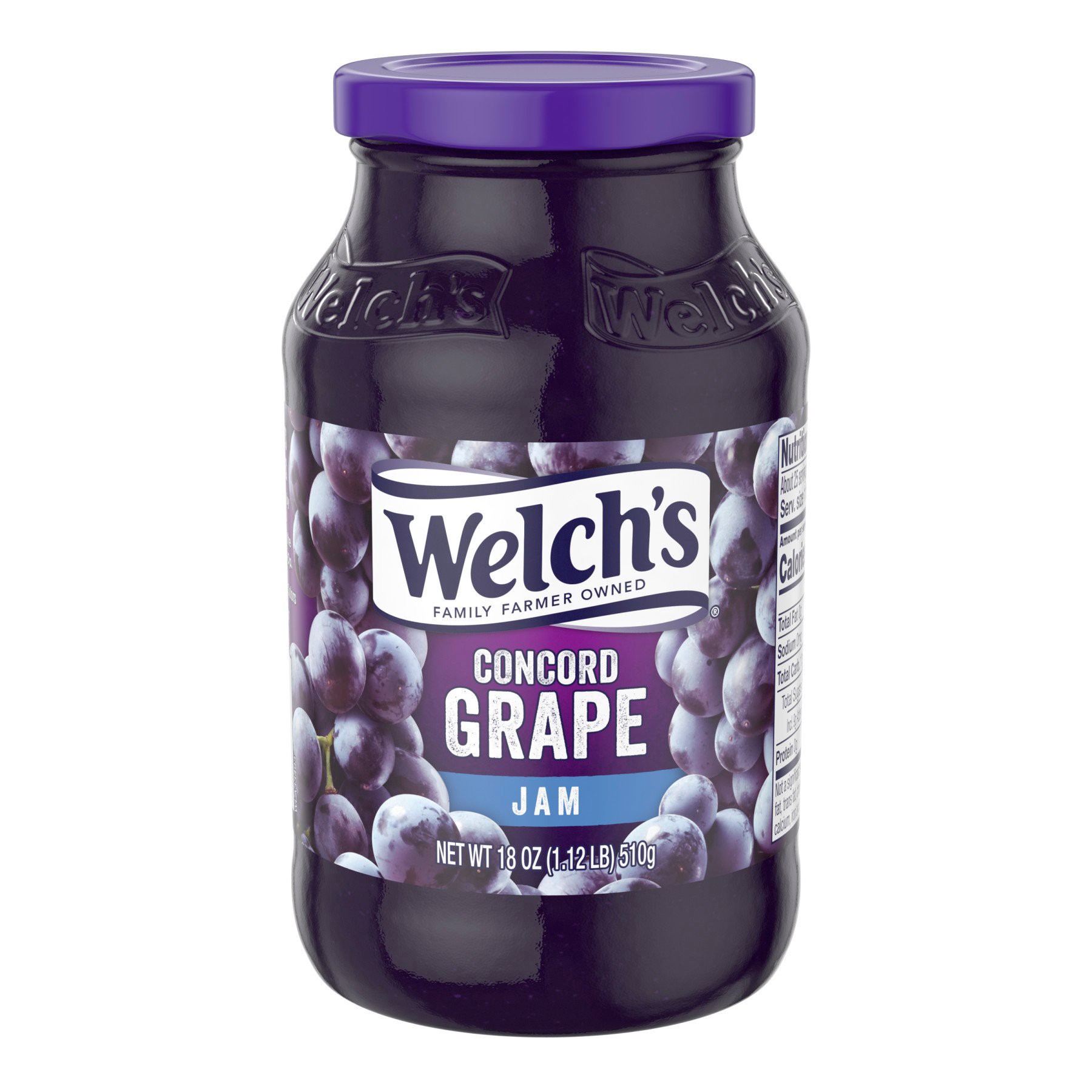 slide 1 of 1, Welch's Concord Grape Jam, 18 oz