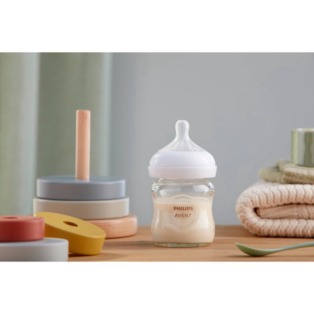 slide 30 of 39, Philips Avent Natural 0-3m 4 fl oz Glass Baby Bottle 1 Each, 1 ct