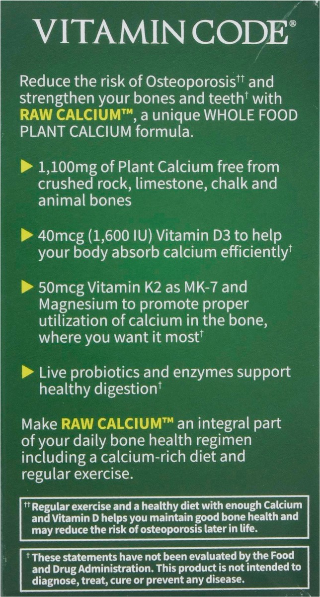 slide 7 of 14, Garden of Life Raw Calcium, 1 ct