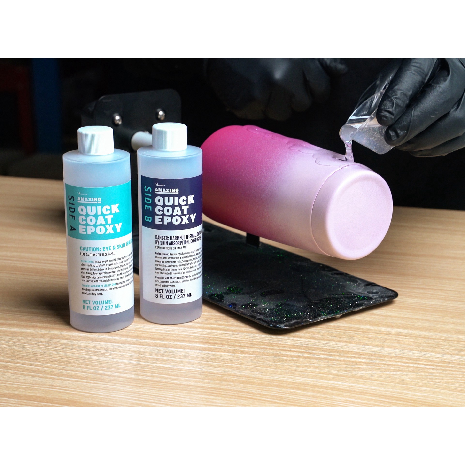 slide 2 of 3, Alumilite 16oz. High Gloss Amazing Quick Coat Epoxy, 16 oz