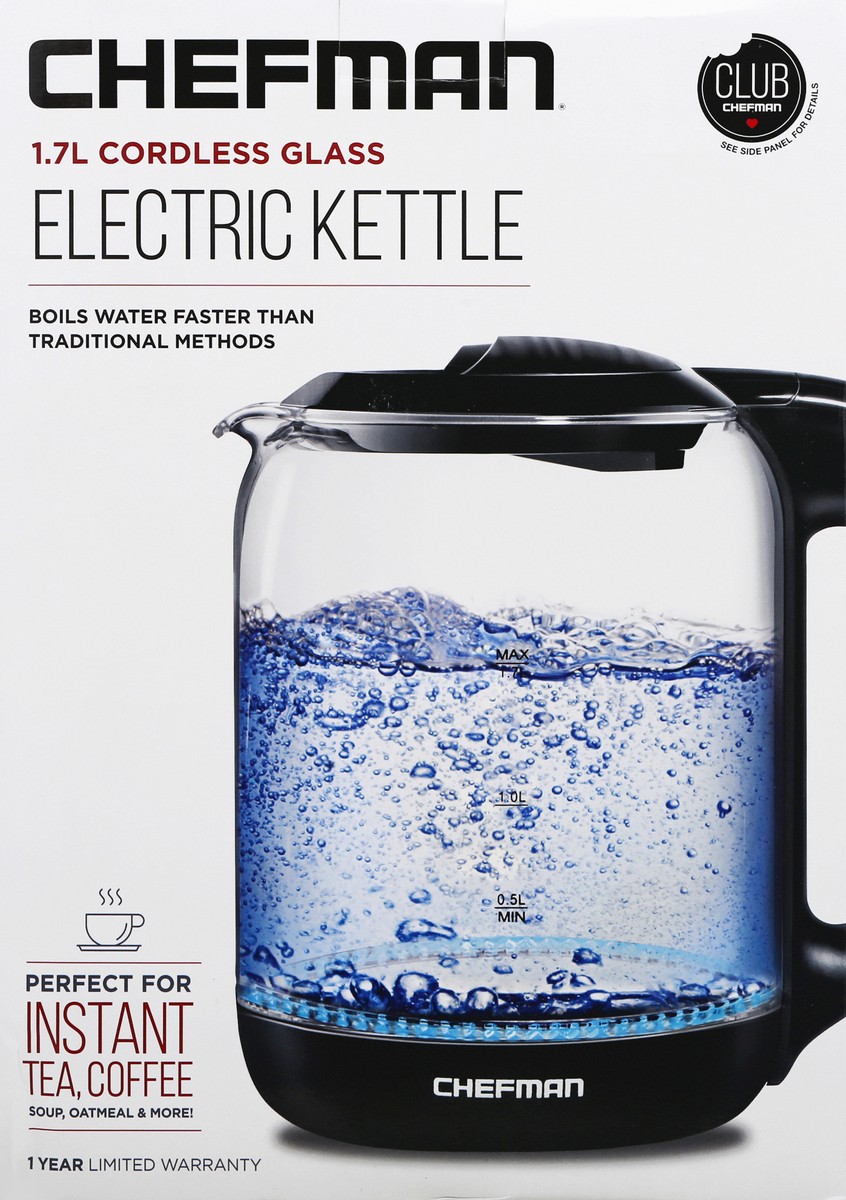 slide 3 of 9, Chef Man Electric Kettle 1 ea, 1 ct