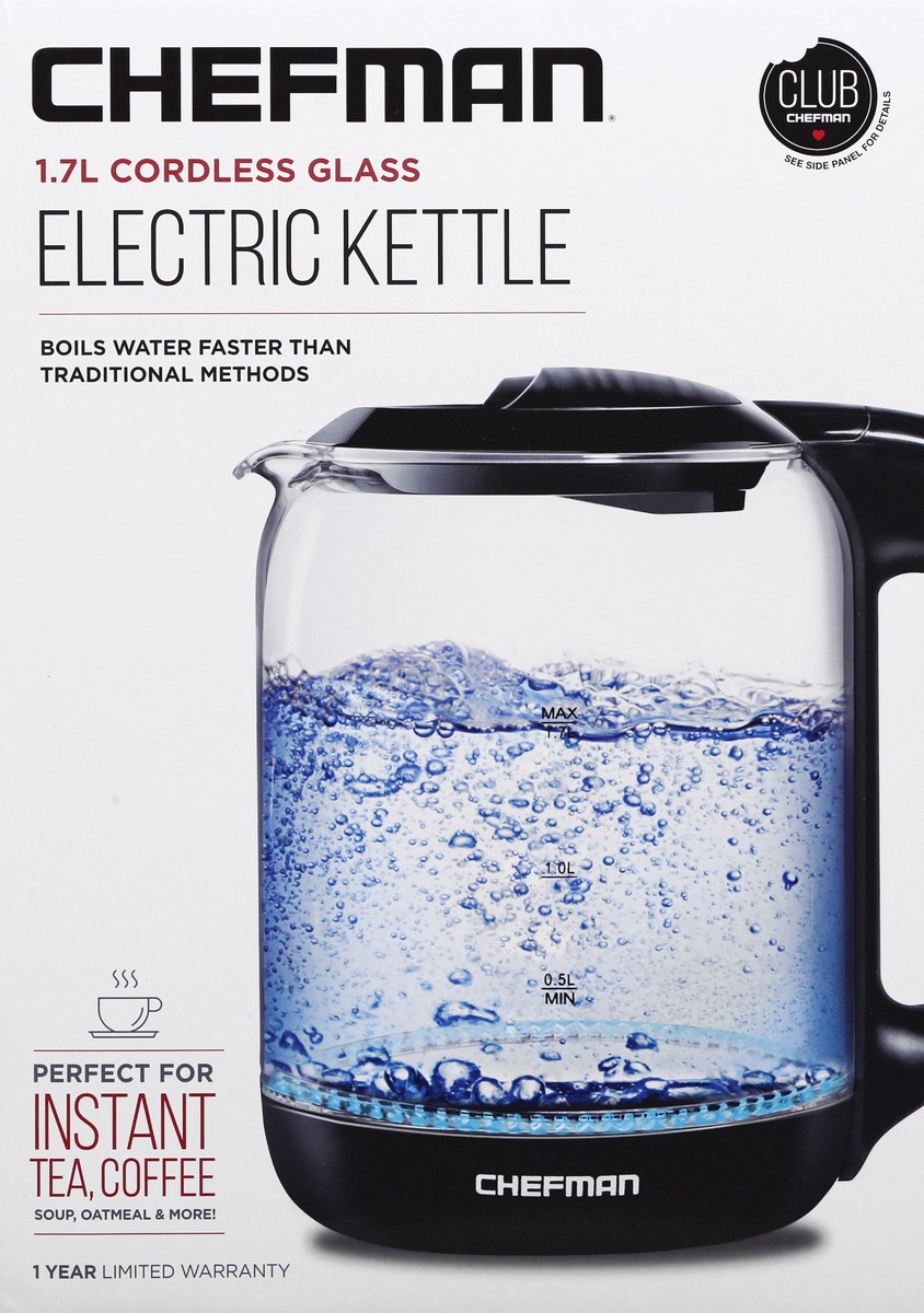 slide 2 of 9, Chef Man Electric Kettle 1 ea, 1 ct