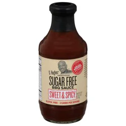 G Hughes Sugar Free Sweet & Spicy BBQ Sauce 18 oz