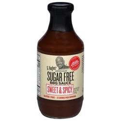 G Hughes Sugar Free Sweet & Spicy BBQ Sauce 18 oz