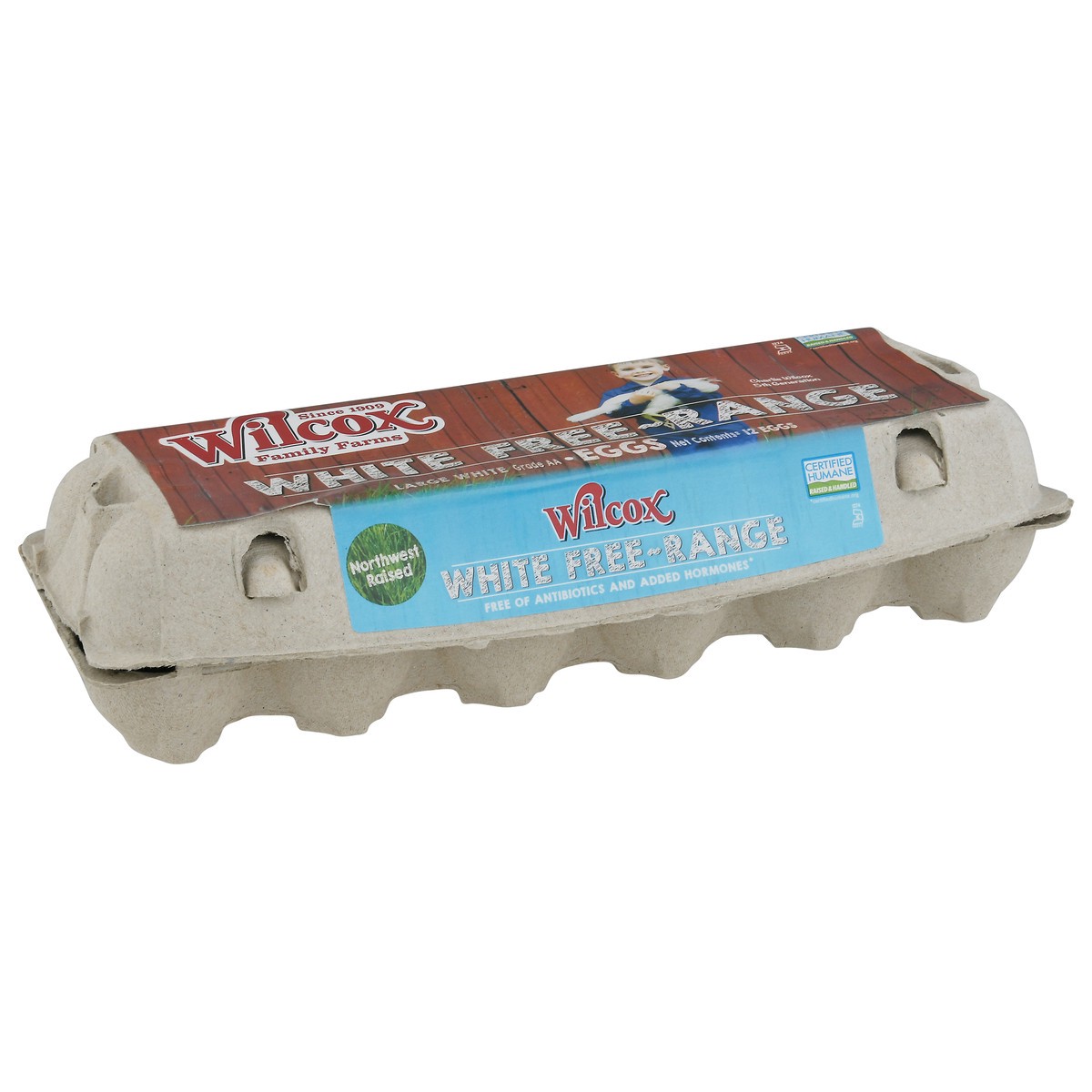 slide 2 of 9, Wilcox Free-Range White Eggs Large 12 ea, 12 ct