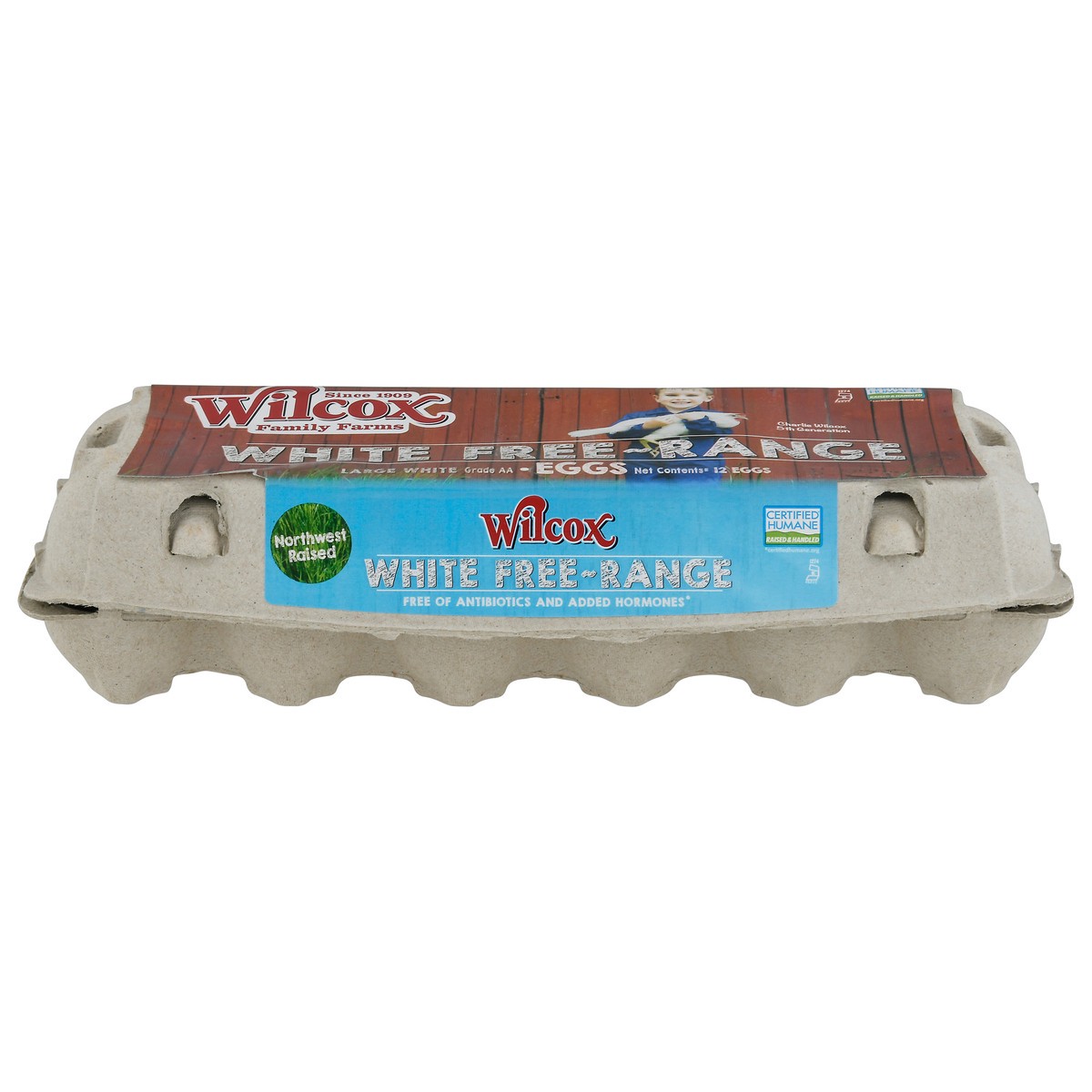 slide 1 of 9, Wilcox Free-Range White Eggs Large 12 ea, 12 ct