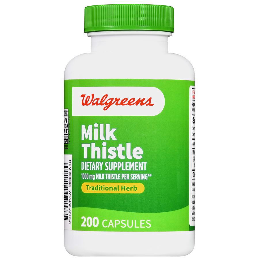 slide 2 of 5, Walgreens Milk Thistle Dietary Supplement, 200 ct