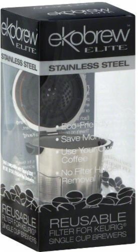 slide 1 of 1, Ekobrew Stainless Steel Elite Reusable Cup for Keurig K-Cup Brewing System, One Size