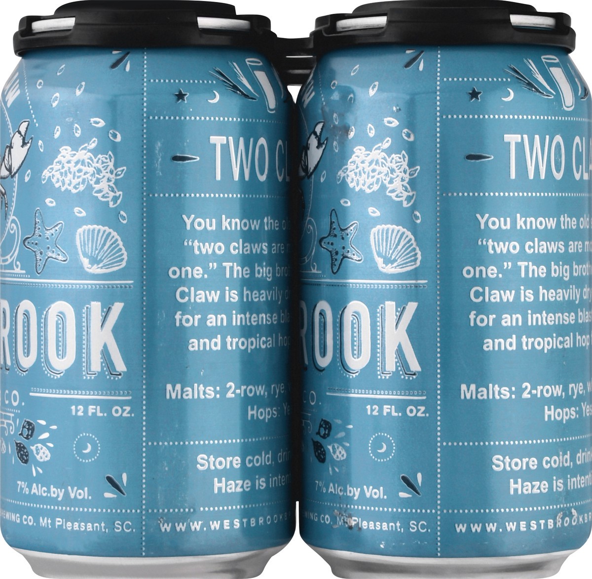 slide 4 of 9, Westbrook Brewing Westbrook Two Claw Hazy I, 4 ct; 12 oz