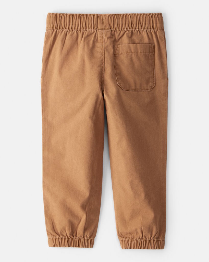 slide 2 of 3, Carter's Carters Toddler Boy Cotton Pull-On Fashion Pants - Brown Brown 3T, 1 ct