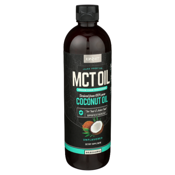 slide 1 of 1, Onnit Premium MCT Oil, 24 oz