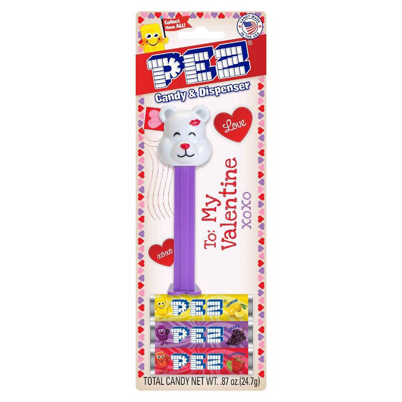 slide 3 of 4, PEZ Valentine's Dispenser (Packaging May Vary), 0.87 oz