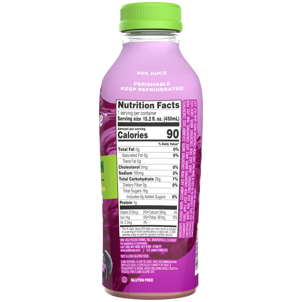 slide 2 of 4, Bolthouse Farms Hydration Plus Strawberry Acai - 15.20 fl oz, 15.2 fl oz