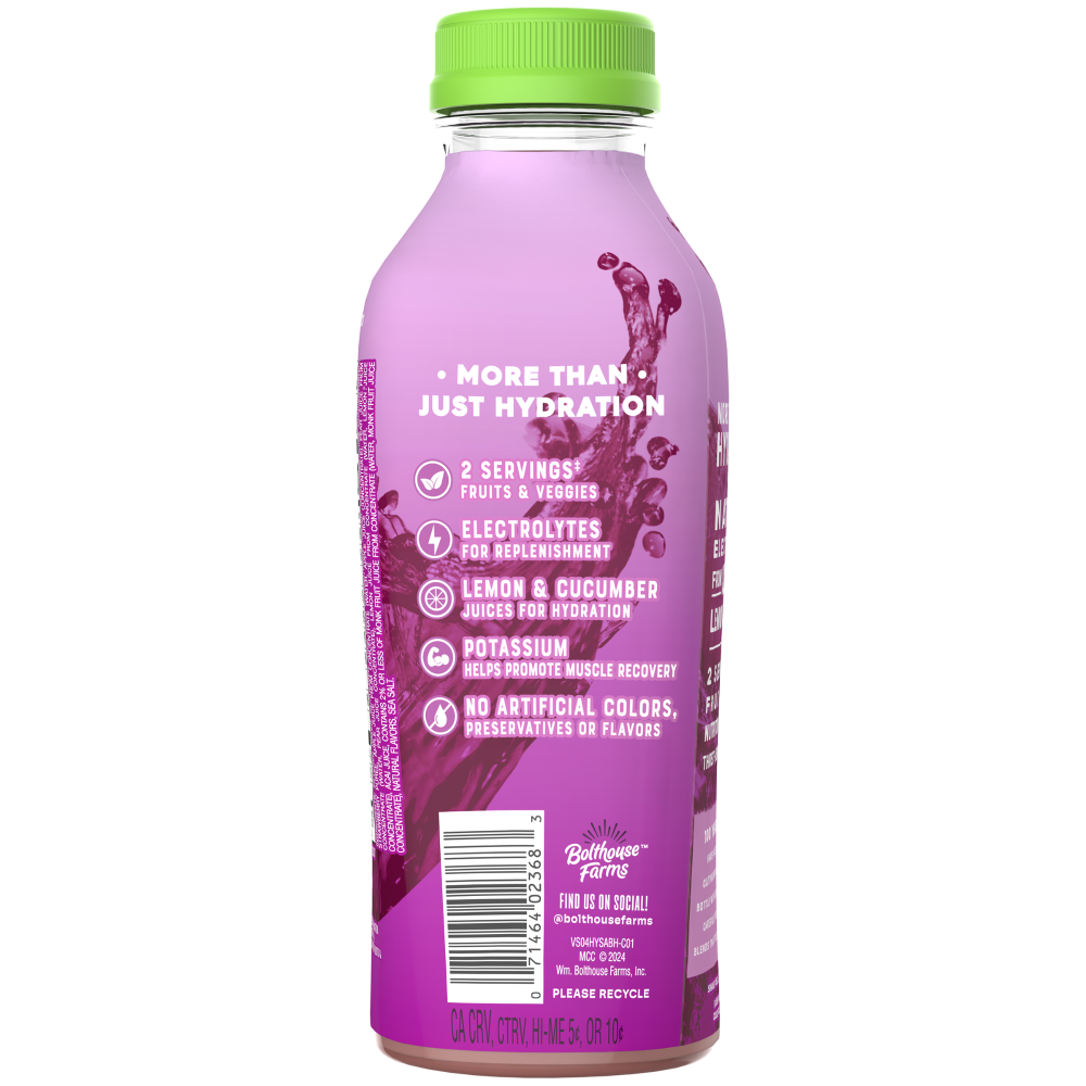 slide 3 of 4, Bolthouse Farms Hydration Plus Strawberry Acai - 15.20 fl oz, 15.2 fl oz