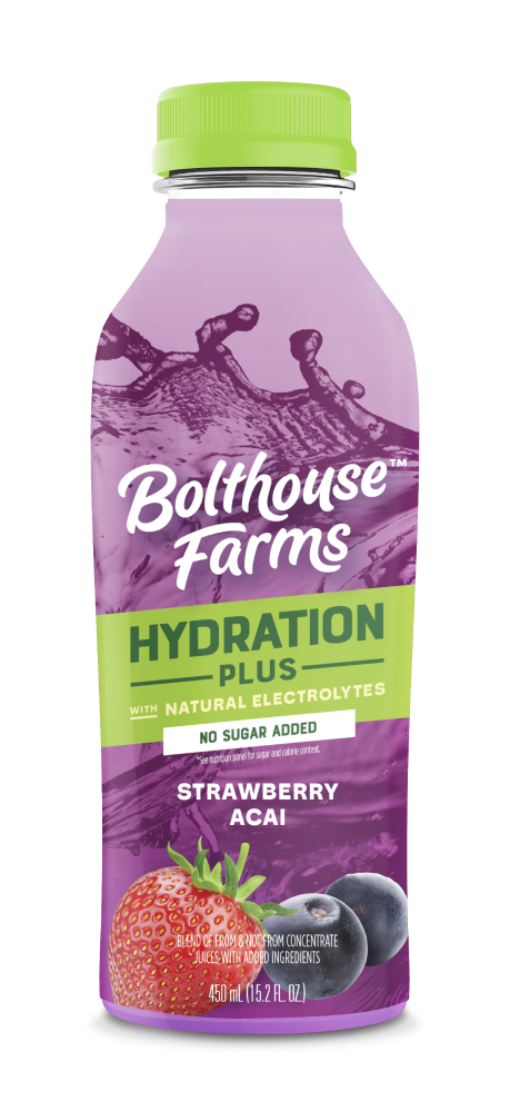 slide 1 of 4, Bolthouse Farms Hydration Plus Strawberry Acai - 15.20 fl oz, 15.2 fl oz