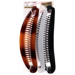 scünci Banana Combs - 3 Each