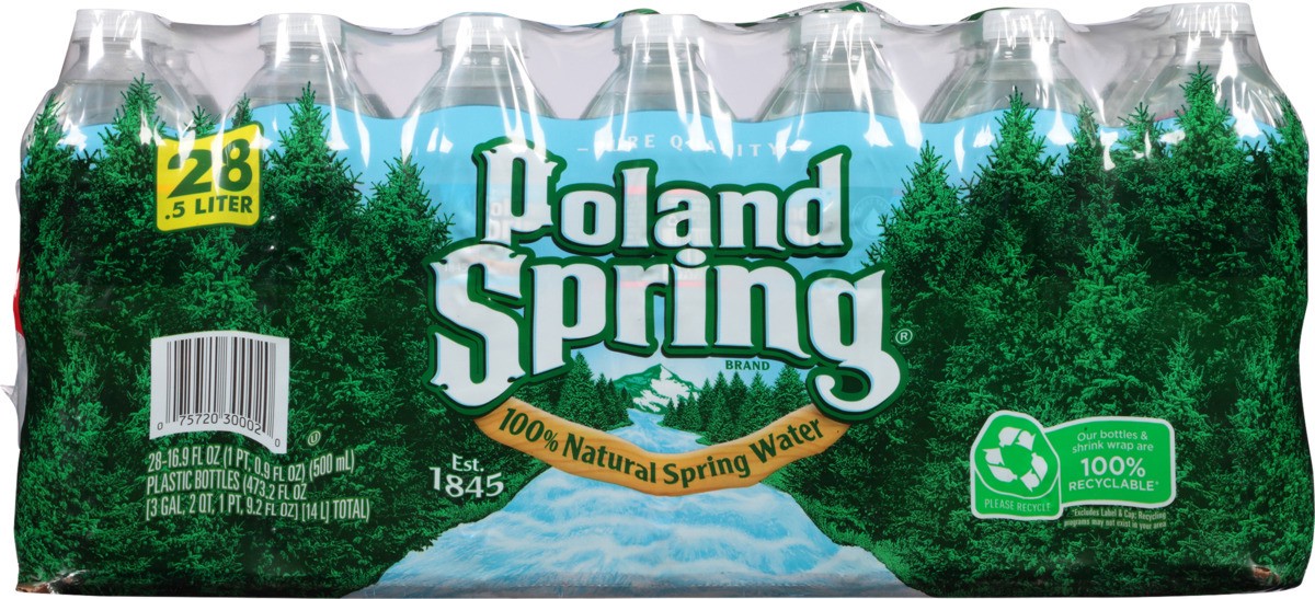 slide 7 of 7, Poland Spring Water, 28 ct