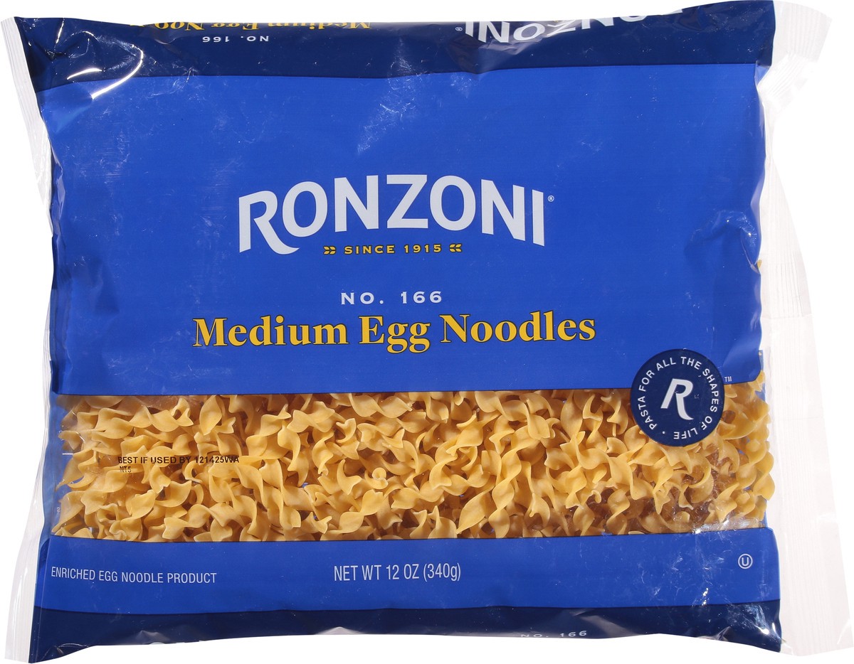 slide 11 of 14, Ronzoni No.166 Medium Egg Noodles 12 oz, 12 oz
