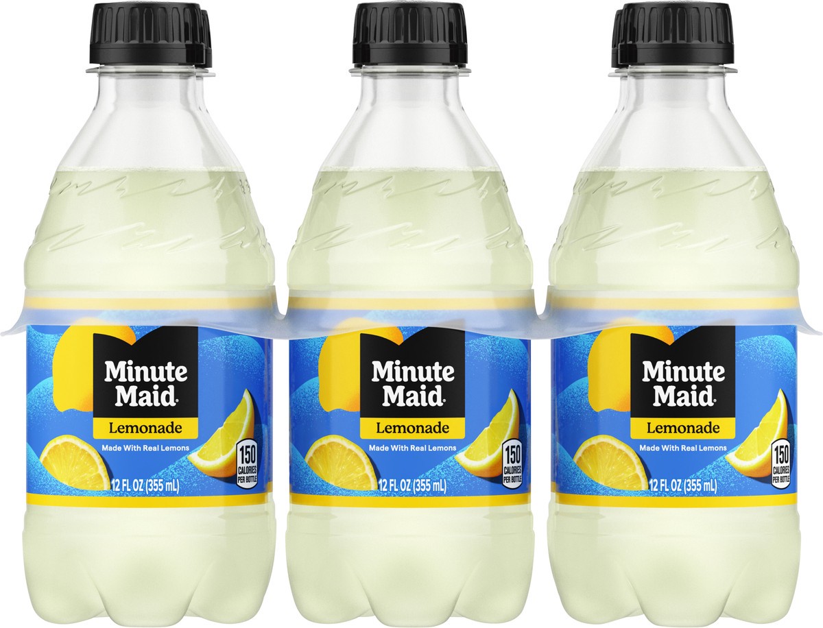 slide 5 of 12, Minute Maid Lemonade Bottles- 6 ct, 6 ct; 12 oz