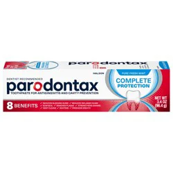 Parodontax Complete Protection Gingivitis Toothpaste for Bleeding Gums, Pure Fresh Mint, 3.4 Ounces