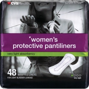 slide 1 of 1, CVS Health Protective Pantiliners Very Light Absorbency, 48 ct