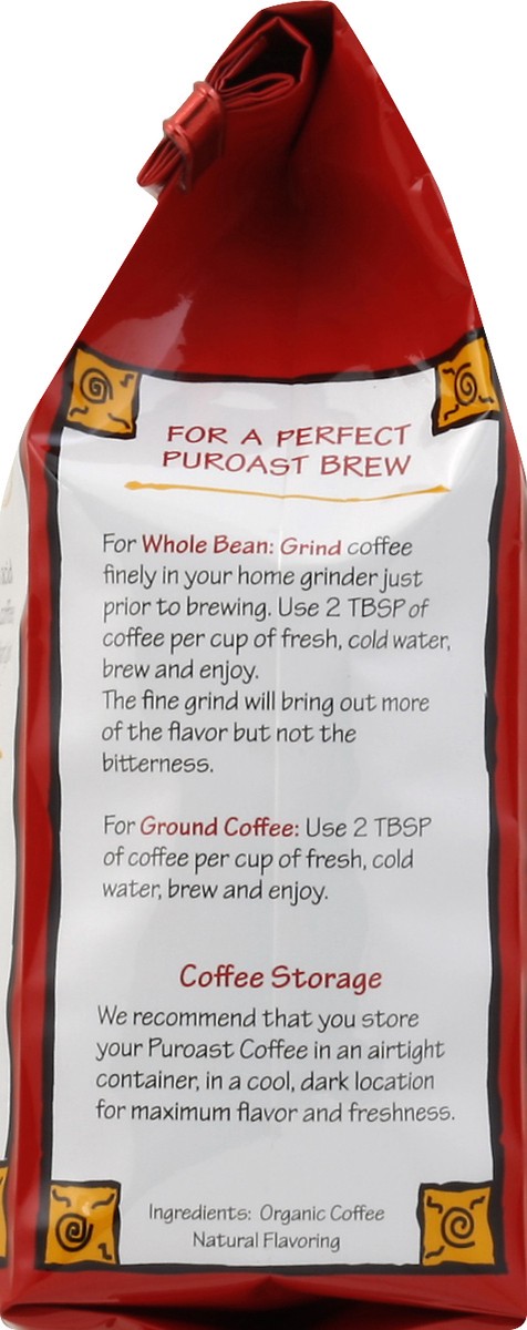 slide 7 of 9, Puroast Organic Low Acid Ground Vanilla Coffee 12 oz, 12 oz