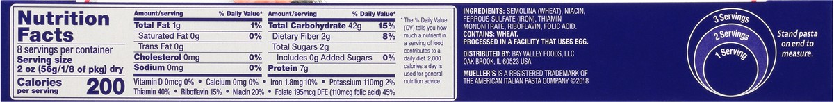 slide 9 of 14, Mueller's Linguine 16 oz, 16 oz