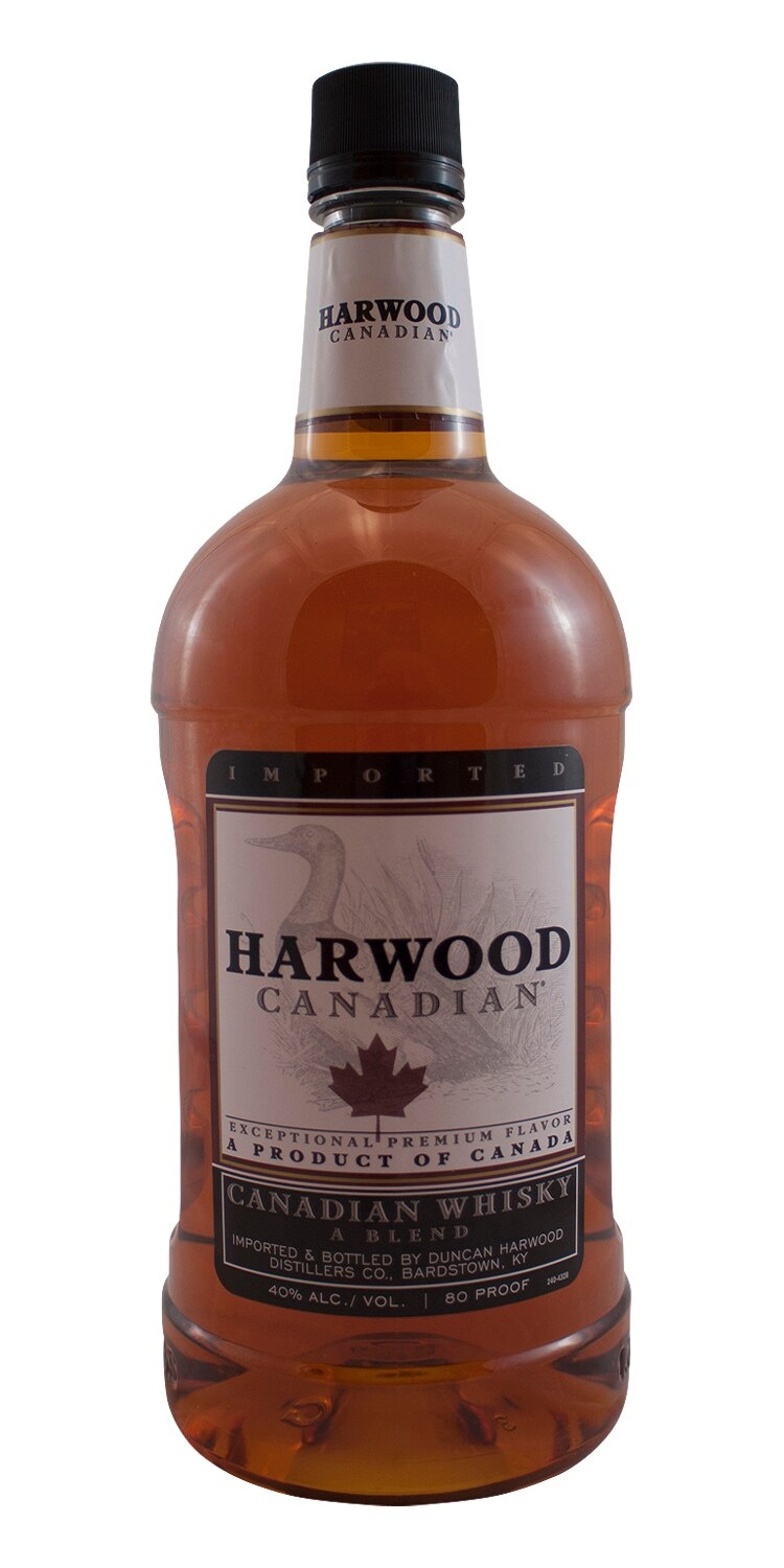 slide 1 of 1, Harwood Canadian Whisky, 1.75 liter