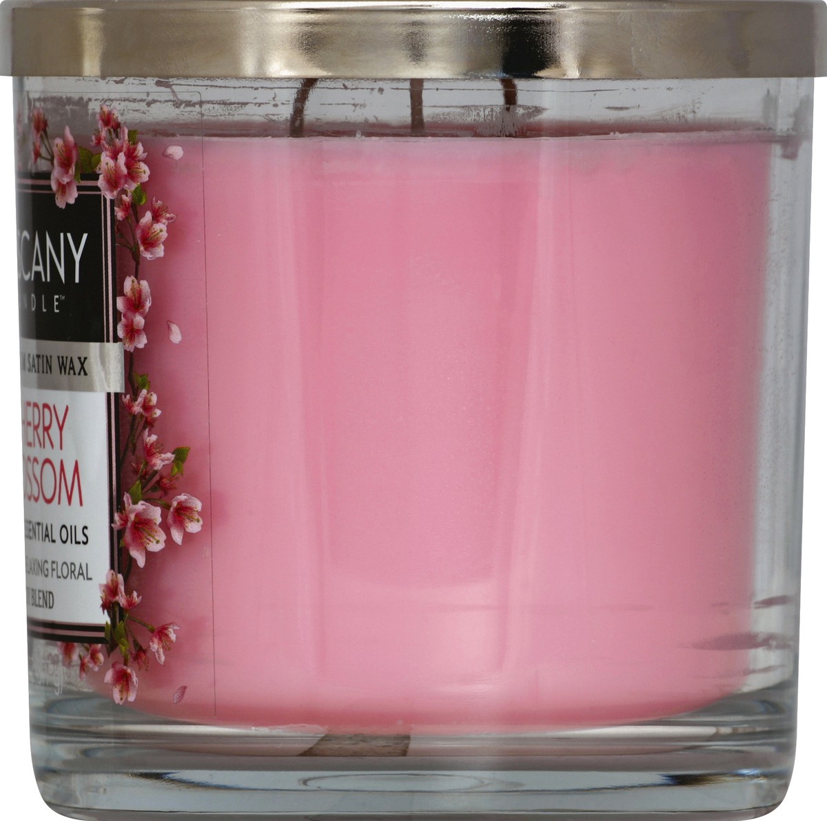 slide 3 of 7, Tuscany Candle Cherry Blossom Glass Jar Candle - Pink, 1 ct