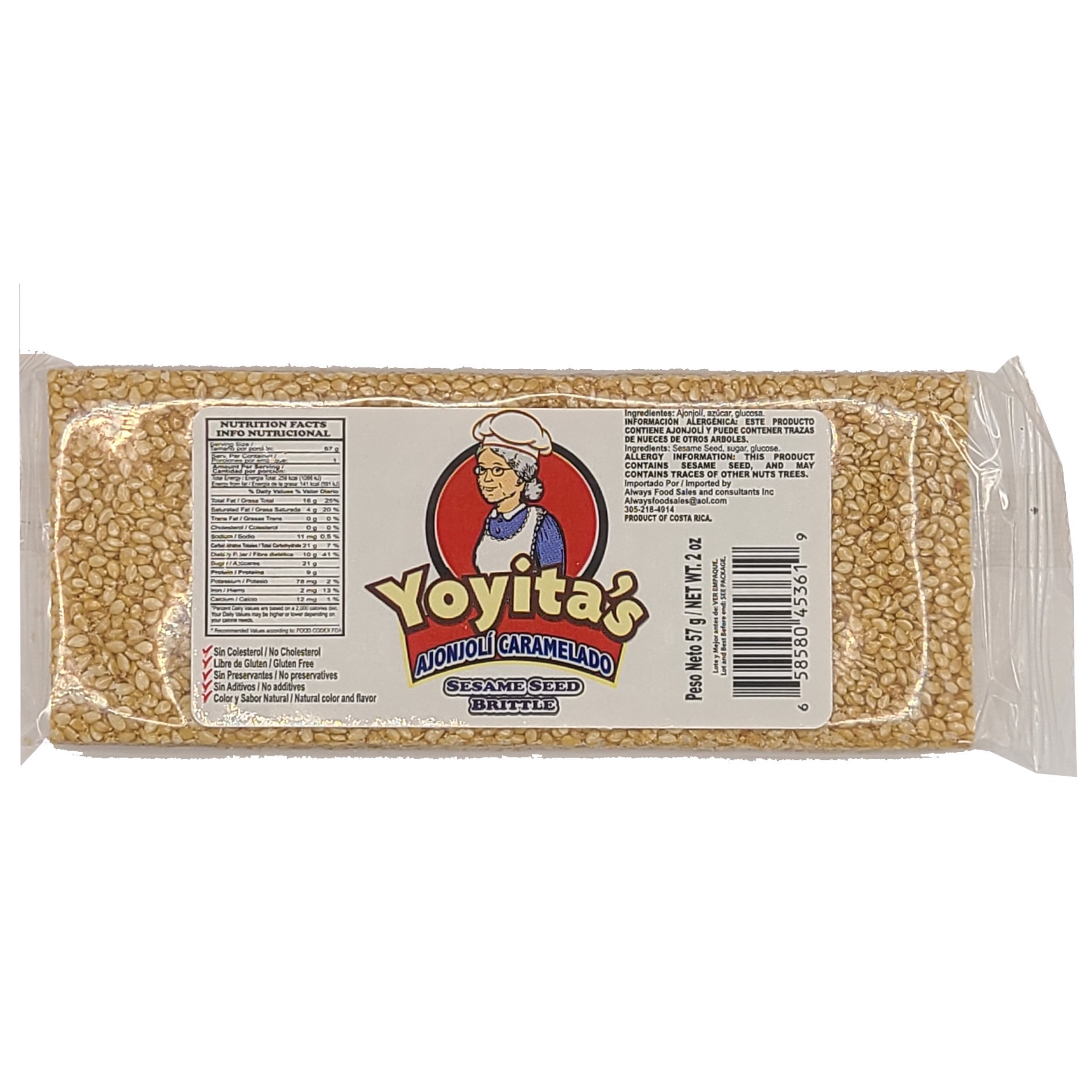 slide 1 of 1, Doñade Yoyita's Ajonjoli Acaramelado, 2 oz