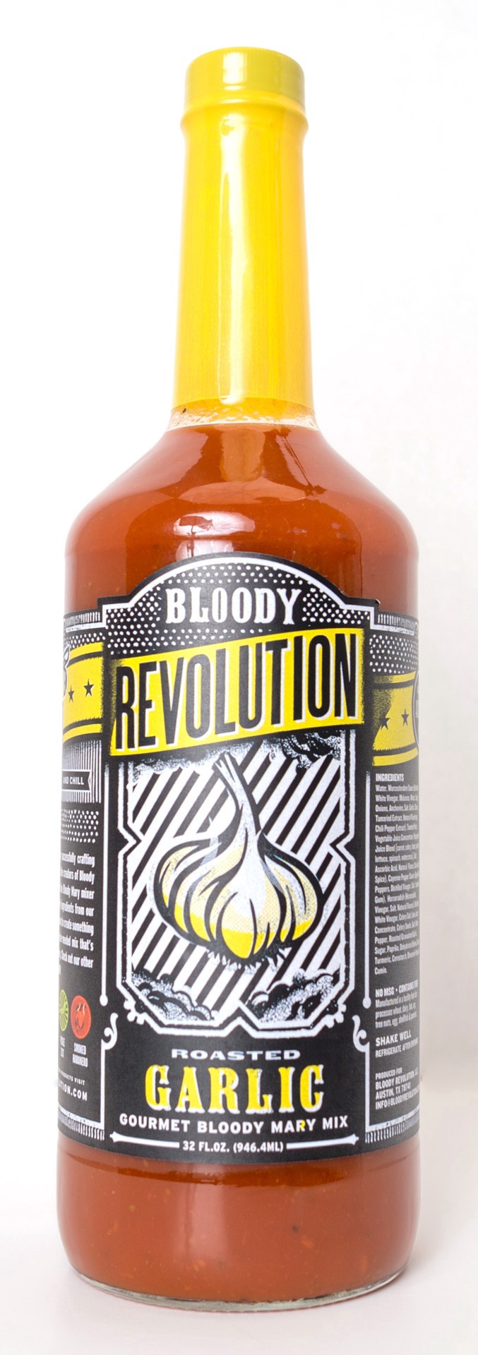 slide 1 of 1, Bloody Revolution Roasted Garlic, 32 fl oz