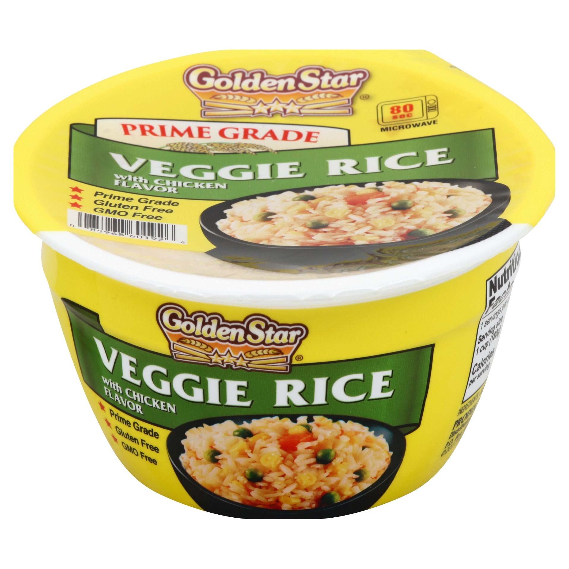 slide 1 of 1, Golden Star Veggie Rice 6.35 oz, 6.24 oz