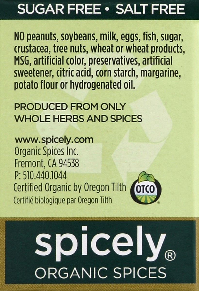 slide 2 of 4, Spicely Organic Spices Oregano 0.3 oz, 0.3 oz