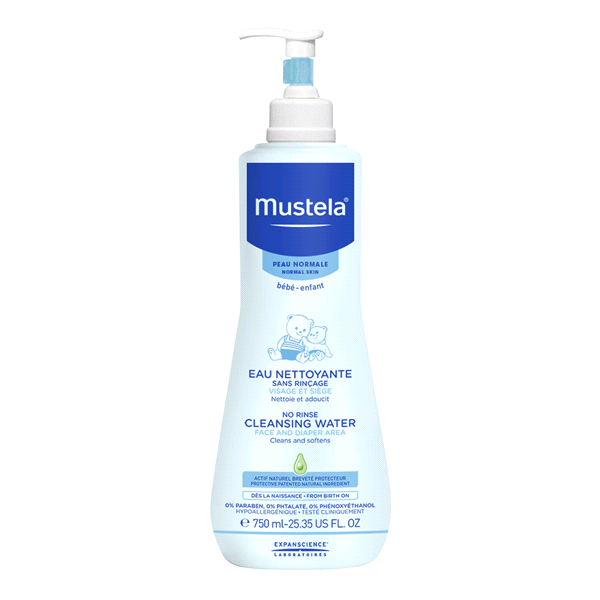 slide 1 of 1, Mustela No-Rinse Cleansing Micellar Water, 300 ml