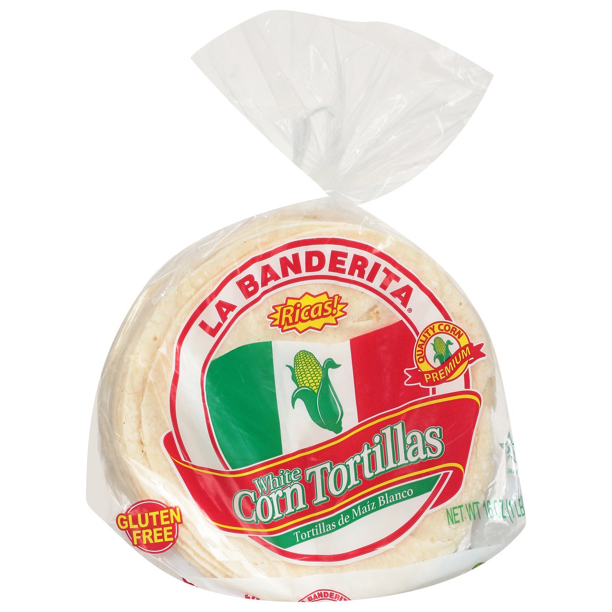 slide 12 of 13, La Banderita White Corn Tortillas 18 ea, 18 ct
