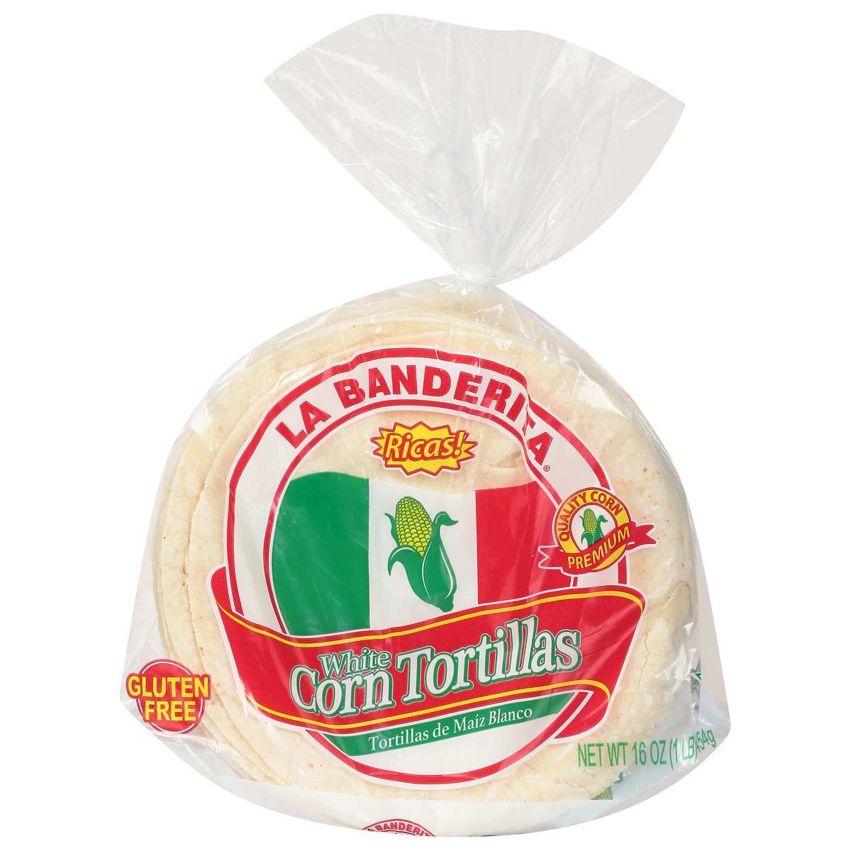slide 9 of 13, La Banderita White Corn Tortillas 18 ea, 18 ct