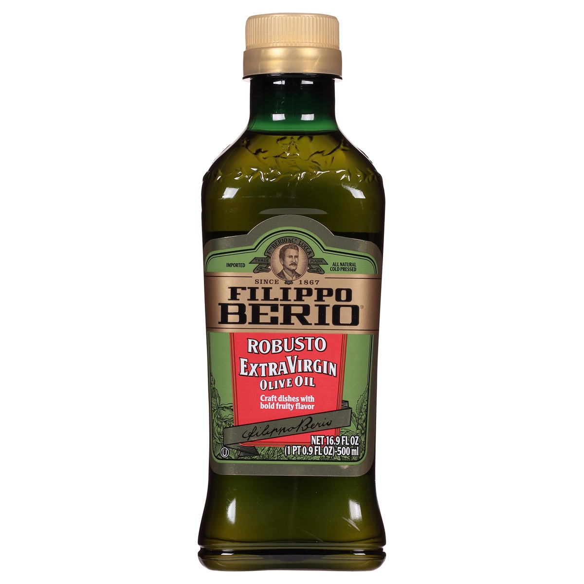 slide 1 of 9, Filippo Berio Gold Selection Robusto Extra Virgin Olive Oil, 16.9 fl oz