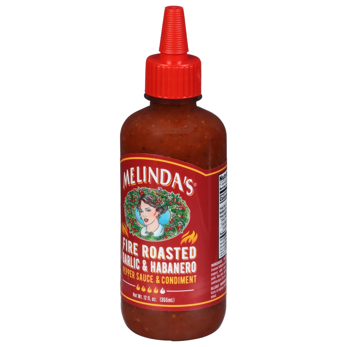 slide 6 of 9, Melinda's Fire Roasted Habanero Garlic Sauce, 12 oz