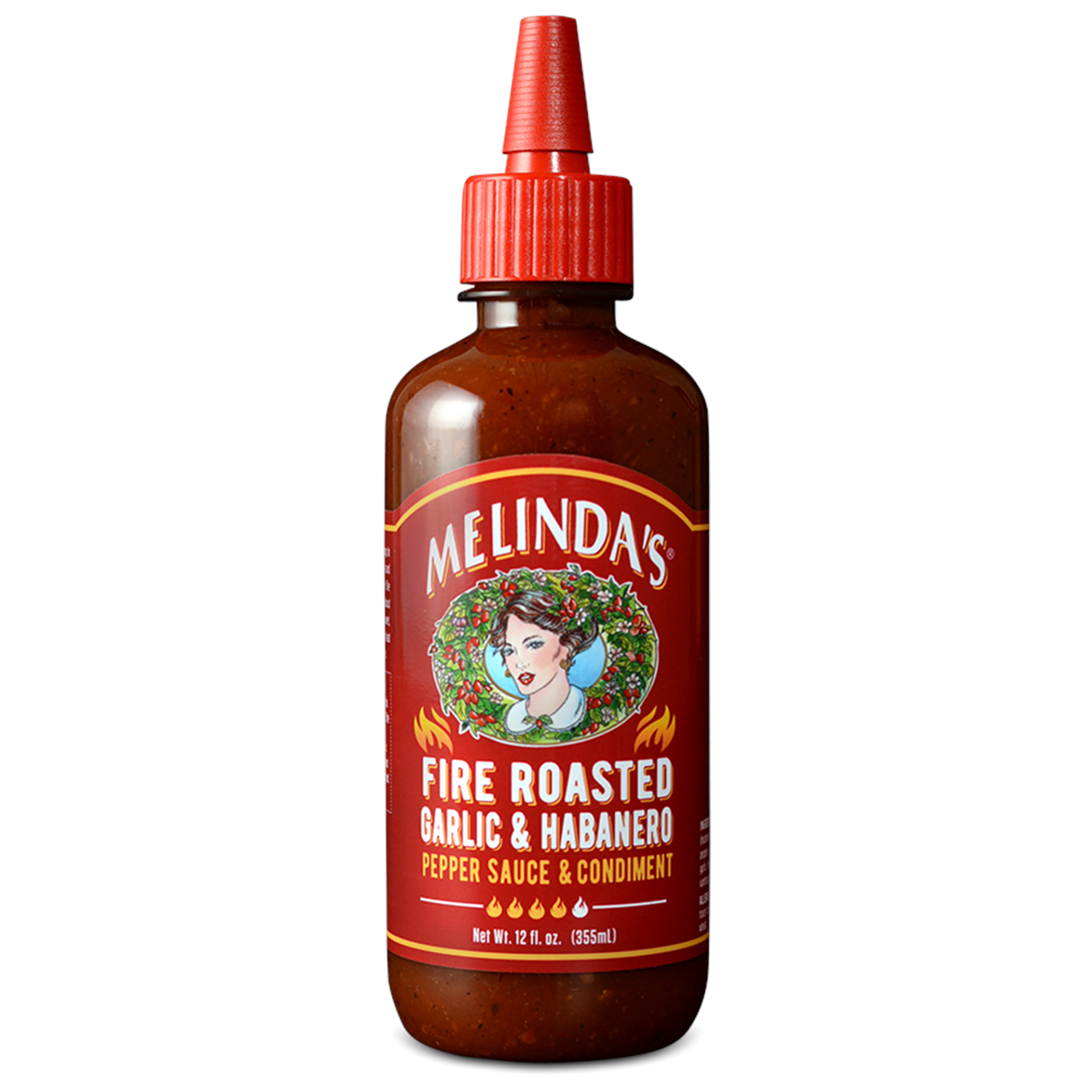 slide 1 of 1, Melinda's Fire Roasted Habanero Garlic Sauce, 12 oz