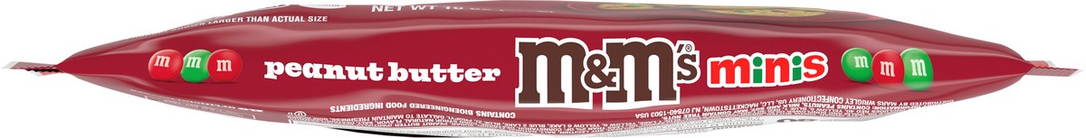 slide 11 of 13, M&M's Minis Peanut Butter Milk Chocolate Red & Green Christmas Candy, 10 Oz Bag, 10 oz