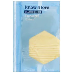 know & love Havarti Cheese Sliced 8 Ounces