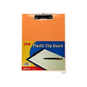 slide 1 of 1, CVS Plastic Clipboard, 1 ct