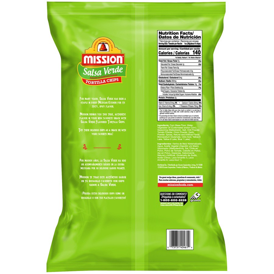 slide 3 of 4, Mission Tortilla Chips 7.05 oz, 7.05 oz