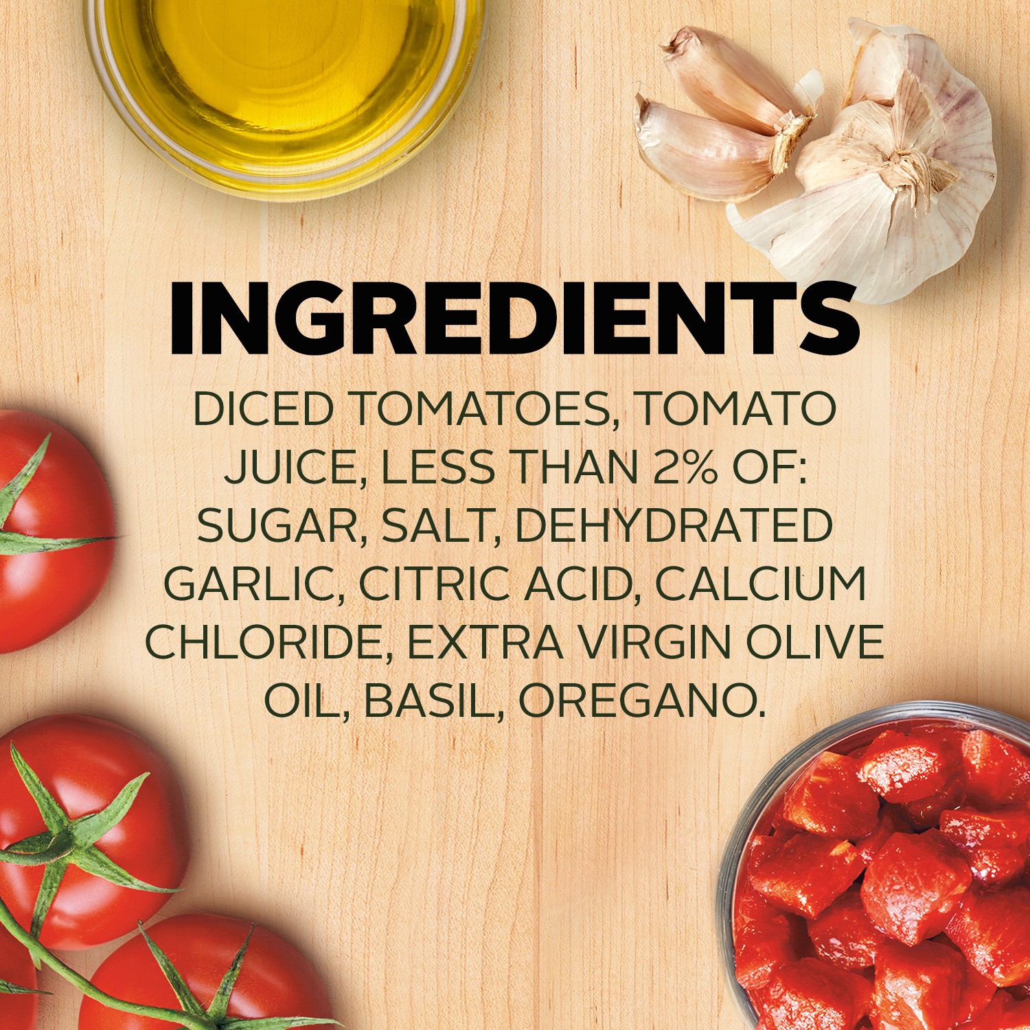 slide 4 of 5, Hunt's Petite Diced Tomatoes with Basil, Garlic & Olive Oil 14.5 oz, 14.5 oz