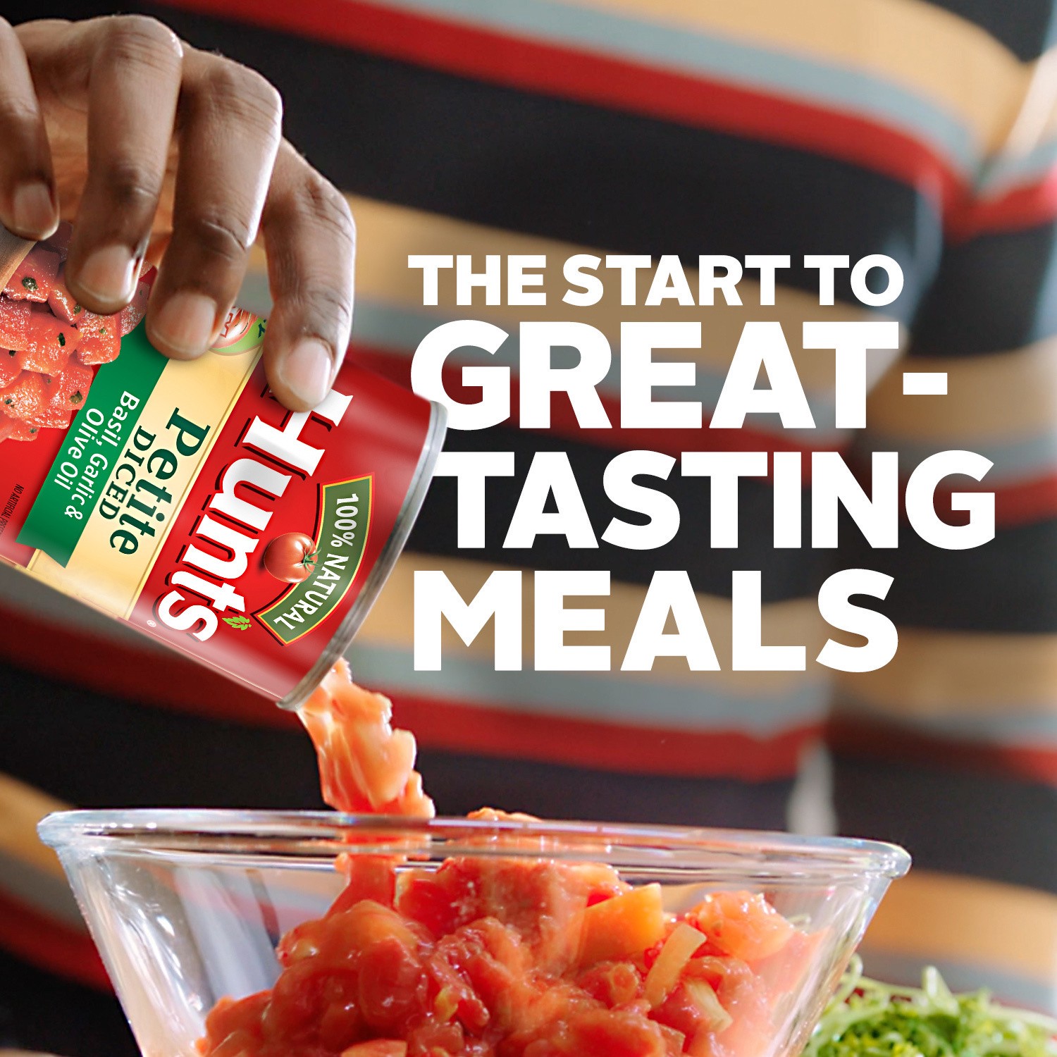 slide 5 of 5, Hunt's Petite Diced Tomatoes with Basil, Garlic & Olive Oil 14.5 oz, 14.5 oz