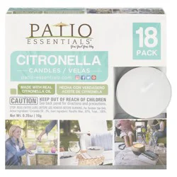 Patio Essentials Citronella Tea Lights