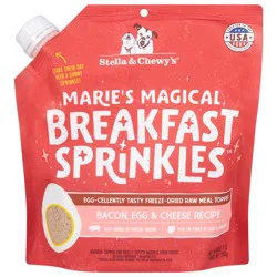Stella & Chewy's Marie's Magical Breakfast Sprinkles Natural Bacon, Egg & Cheese Recipe Topper for Dogs - 7 oz