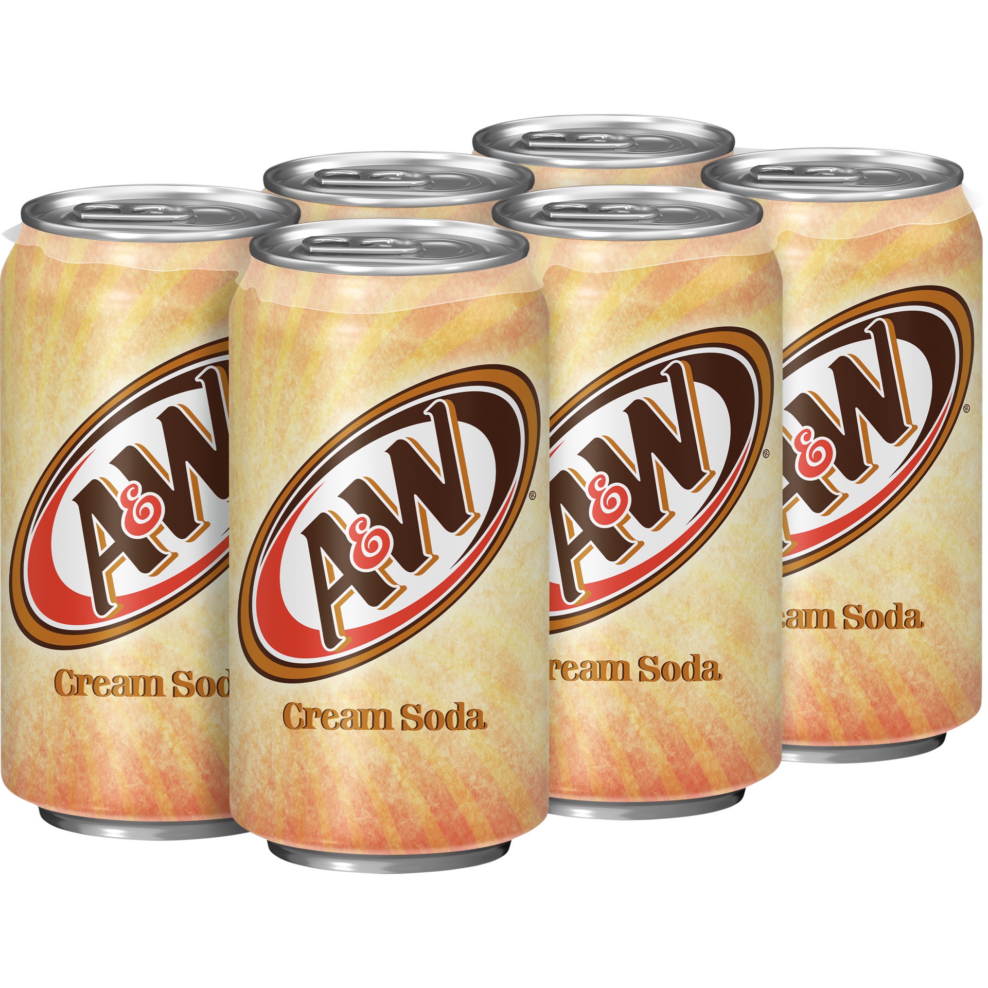 slide 2 of 5, A&W Cream Soda- 6 ct, 6 ct